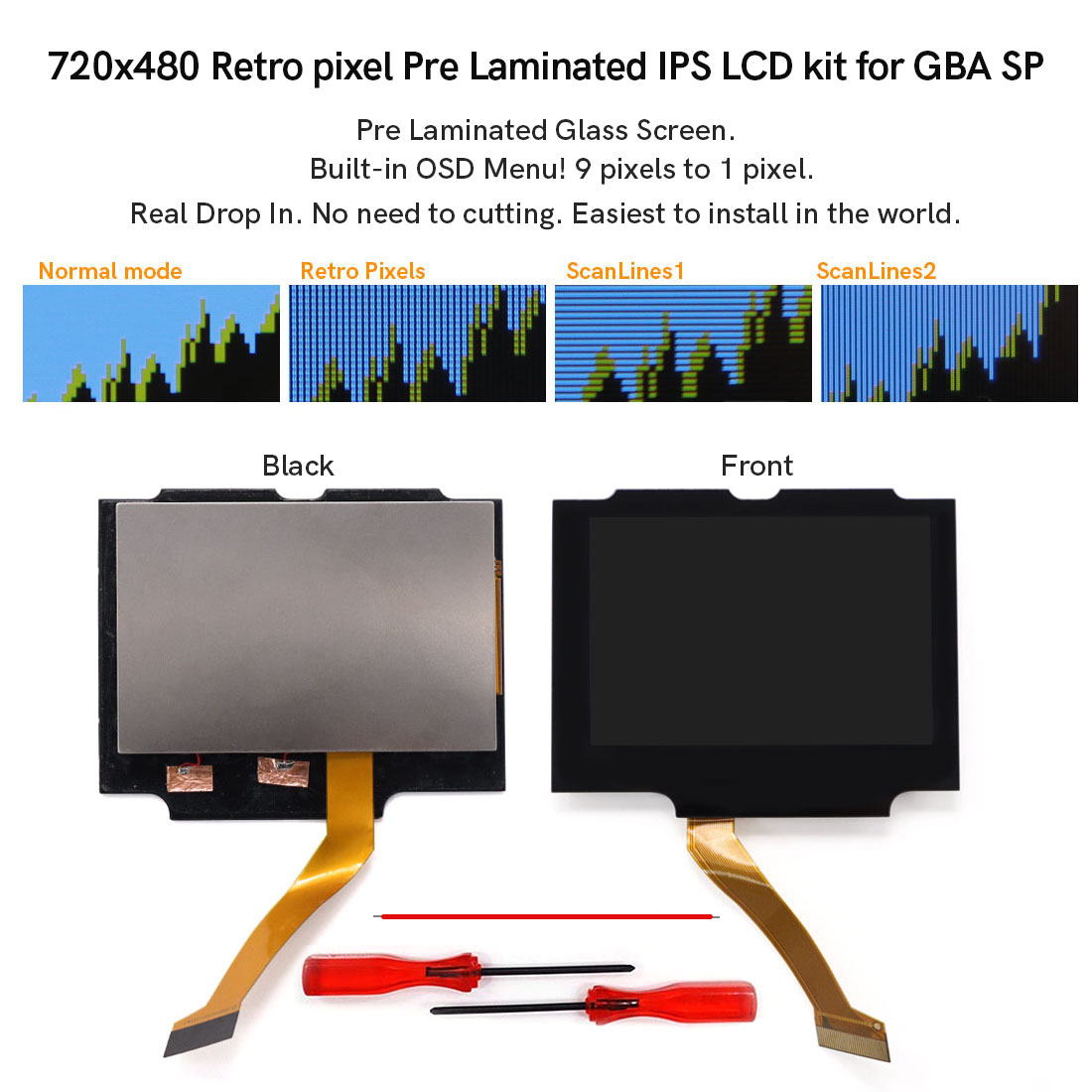 For  GBA SP V5  720x480 Retro  - Vintage Game Collection 评论和价格