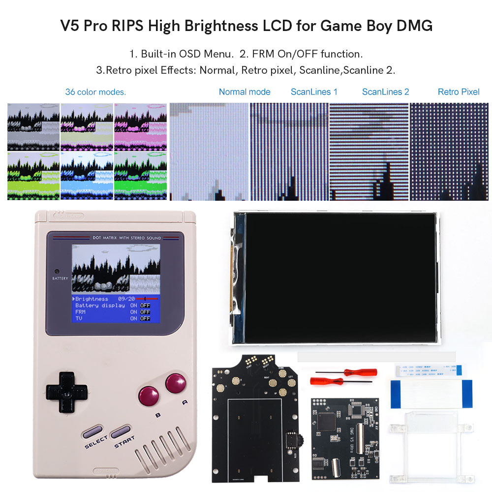 HISPEEDIDO For GB Dmg V5 Pro 3 - Vintage Game Collection 评论和价格