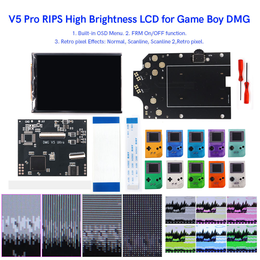 HISPEEDIDO For GB Dmg V5 Pro 3 - Vintage Game Collection 评论和价格