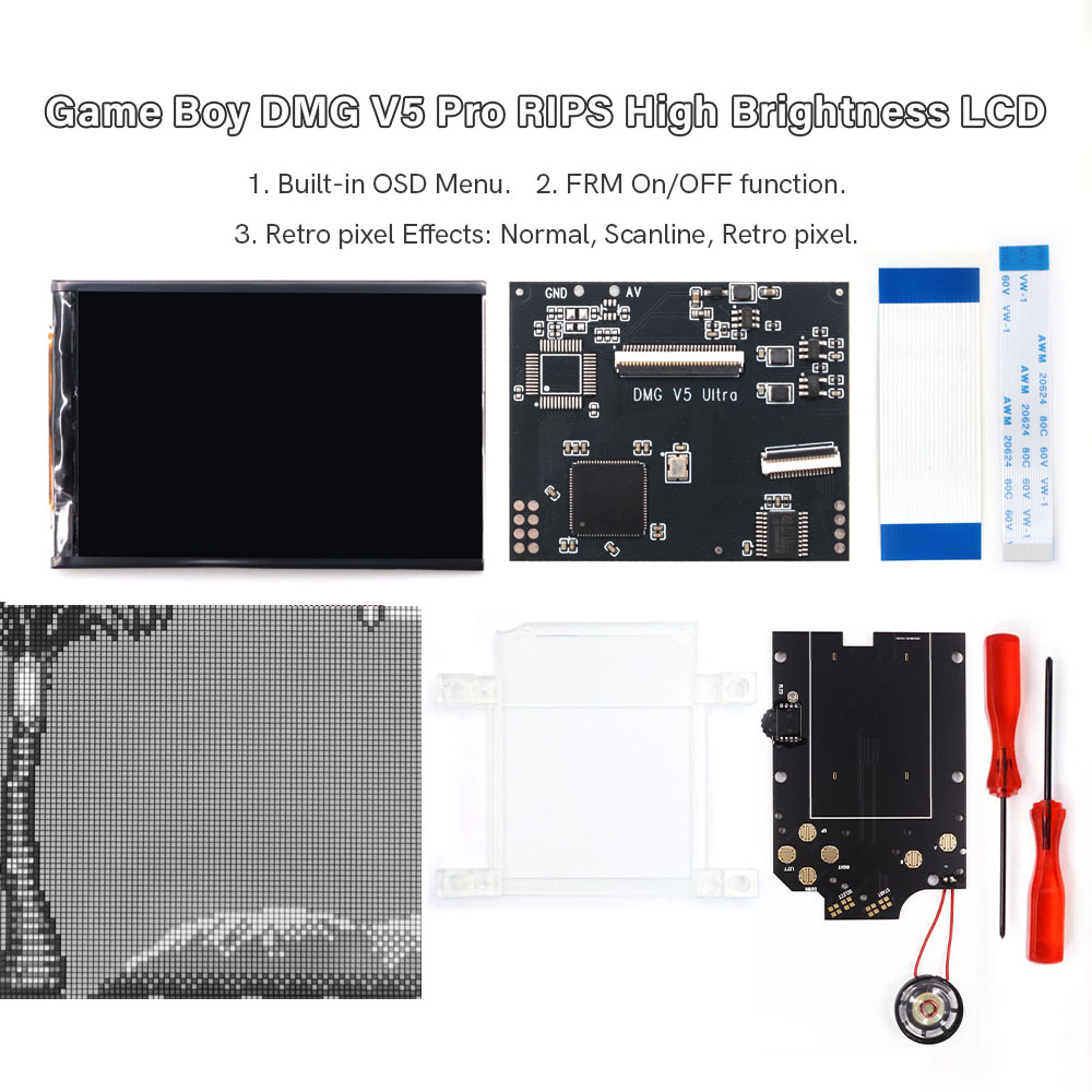 HISPEEDIDO For GB Dmg V5 Pro 3 - Vintage Game Collection 评论和价格