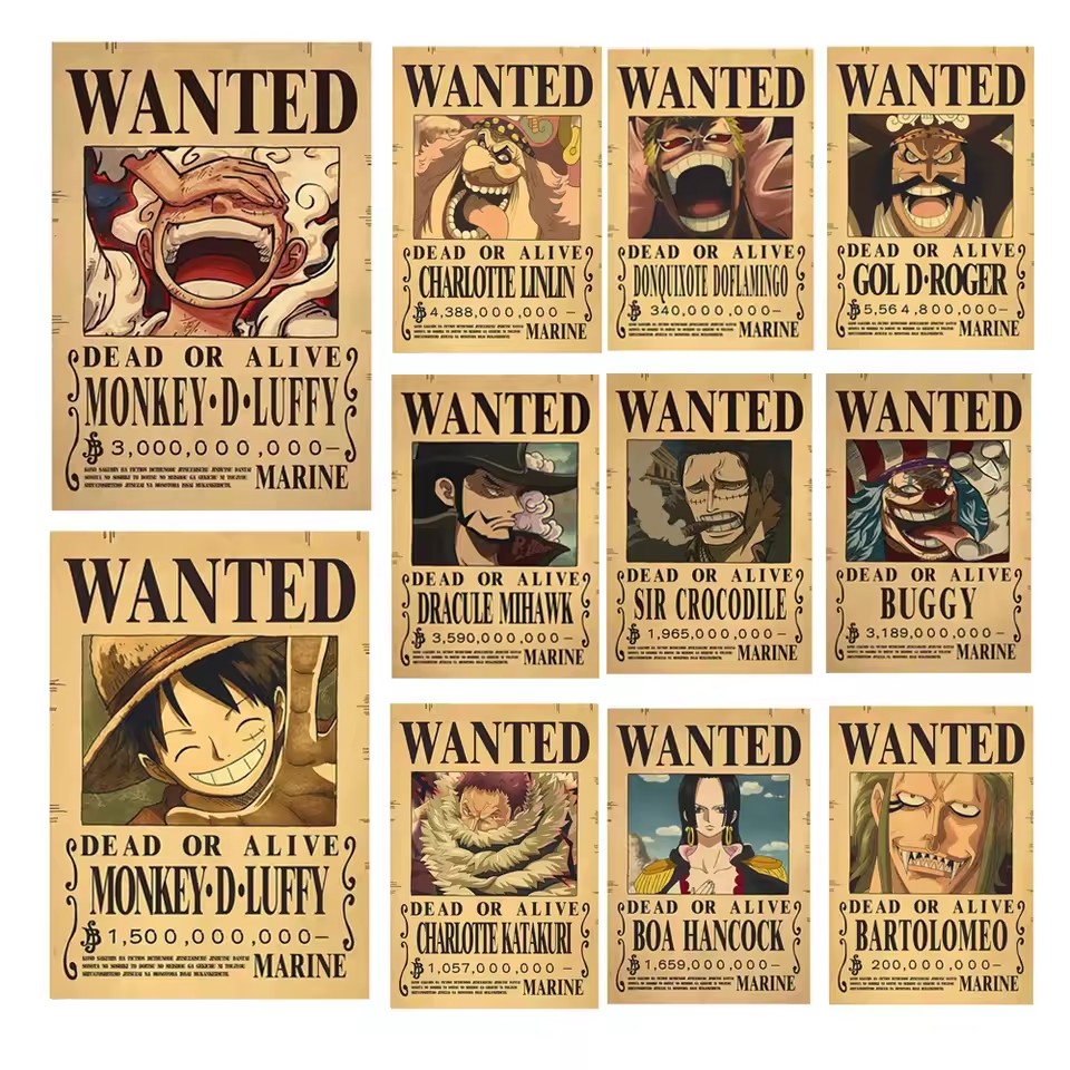 Anime One Piece Bounty Wanted  - Vintage Game Collection 评论和价格